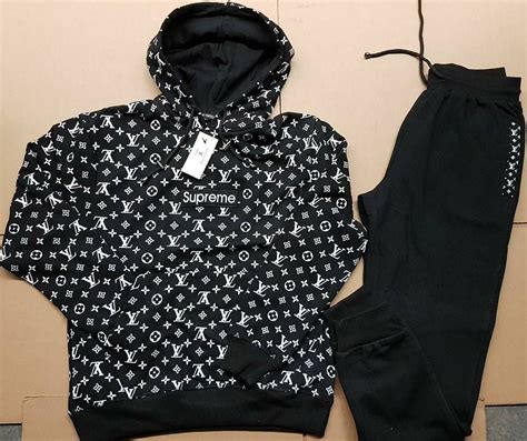 louis vuitton jogging suit men's|louis vuitton fuzzy pants.